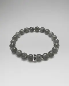 Haze Labradorite Beaded Bracelet (10mm)