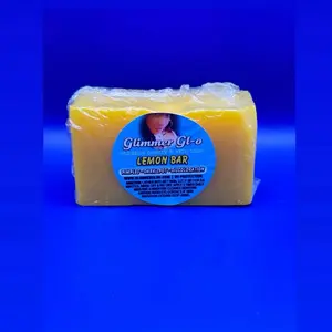 Glimmer Gl-o Lemon Bar Soap for Pimple Care Spot Treatment and Decoration