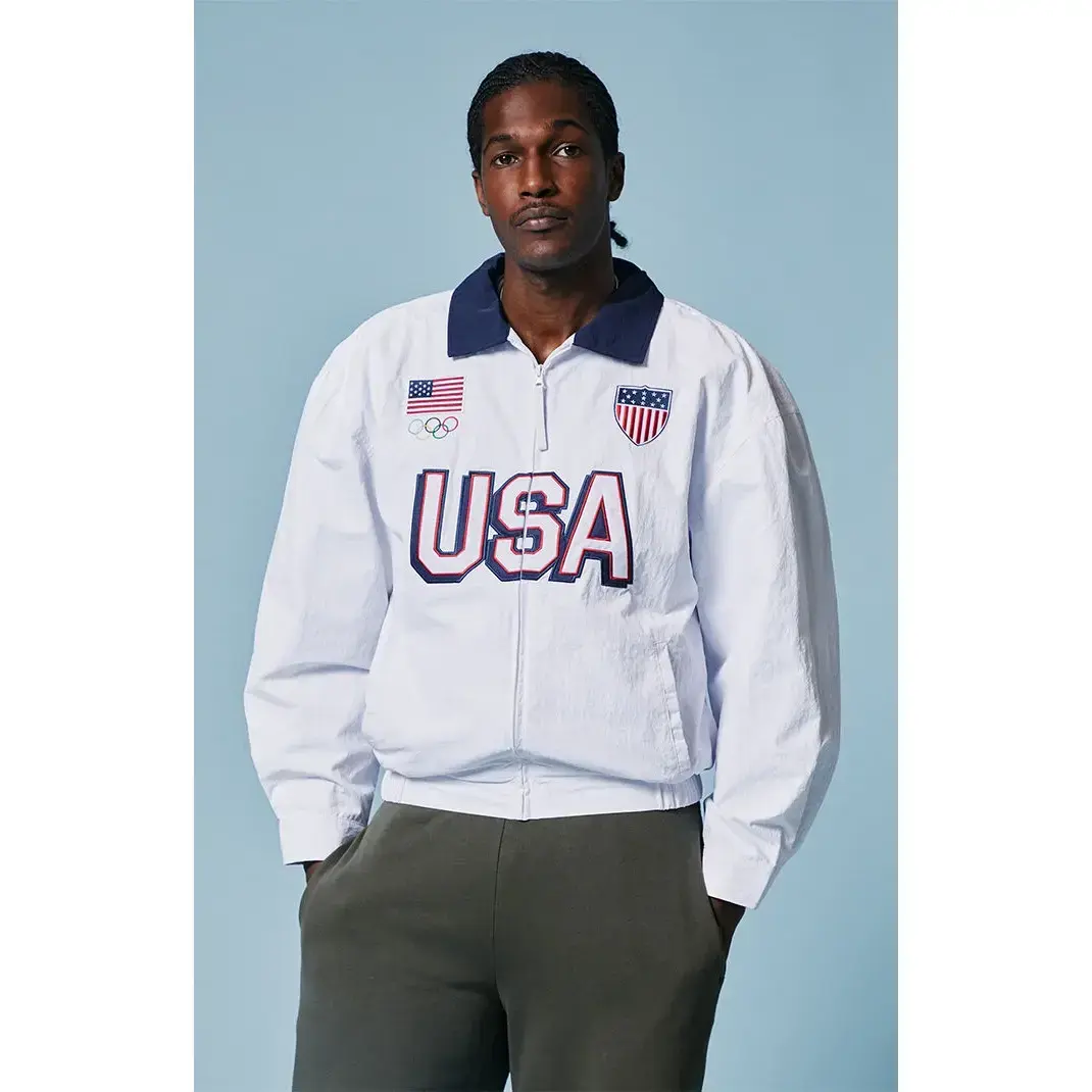 Olympics Men's Milano Cortina Team USA Shield & Rings Jacket