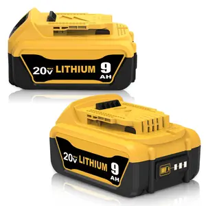 9.0Ah High-Capacity Replacement Battery for DeWalt 20V MAX – Portable Power for DCB206 & Cordless Drills