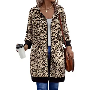 Women's Zip Up Hoodies Long Sleeve Long Tunic Sweatshirts Oversized Fleece Casual 2026 Fall Jacket Coat with PocketGift