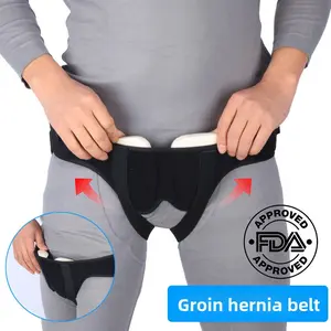 Adult inguinal hernia belt, small intestinal hernia oblique hernia fixation belt, intestinal hernia waist belt, adjustable protective fixation waist belt