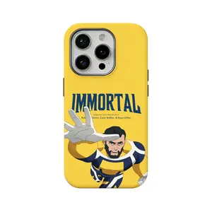 Anime superhero invincible young hero design film phone case, compatible with iPhone 12, 13, 14, 15, 16, and 17. Shockproof hard shell, high-definition printed, durable phone case, perfect gift choice.