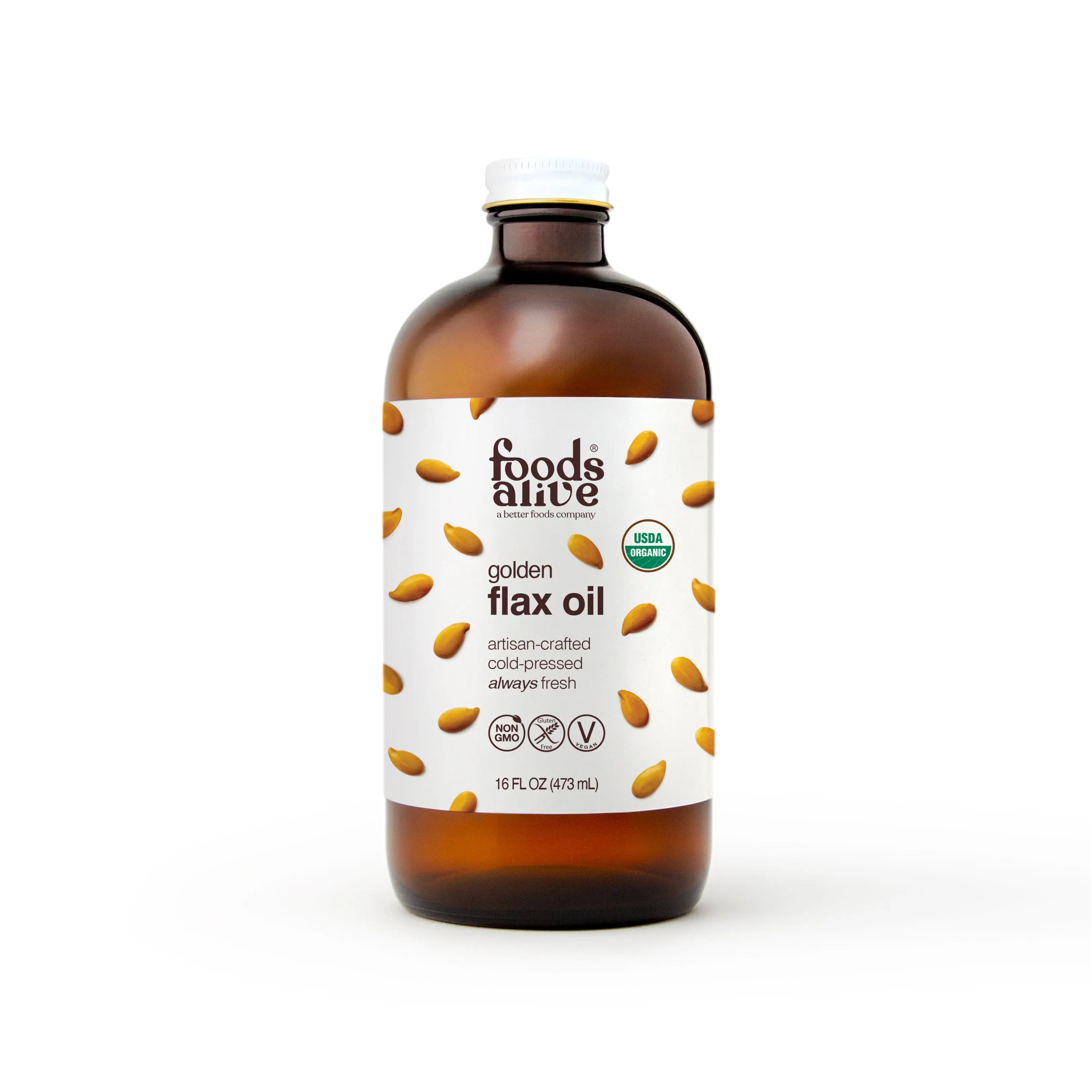 organic golden flax seed oil