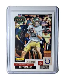 Riley Leonard Rookie 2025 NFL Draft #40 Card Indianapolis Colts 1 of 785
