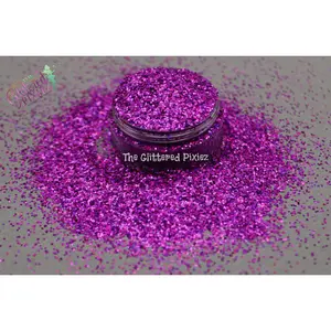 GRAPE NERDZ .6mm Holographic hex glitter- Pixie Glitz Collection
