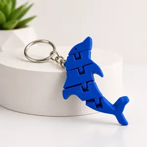3D Printed Articulated Shark Keychain