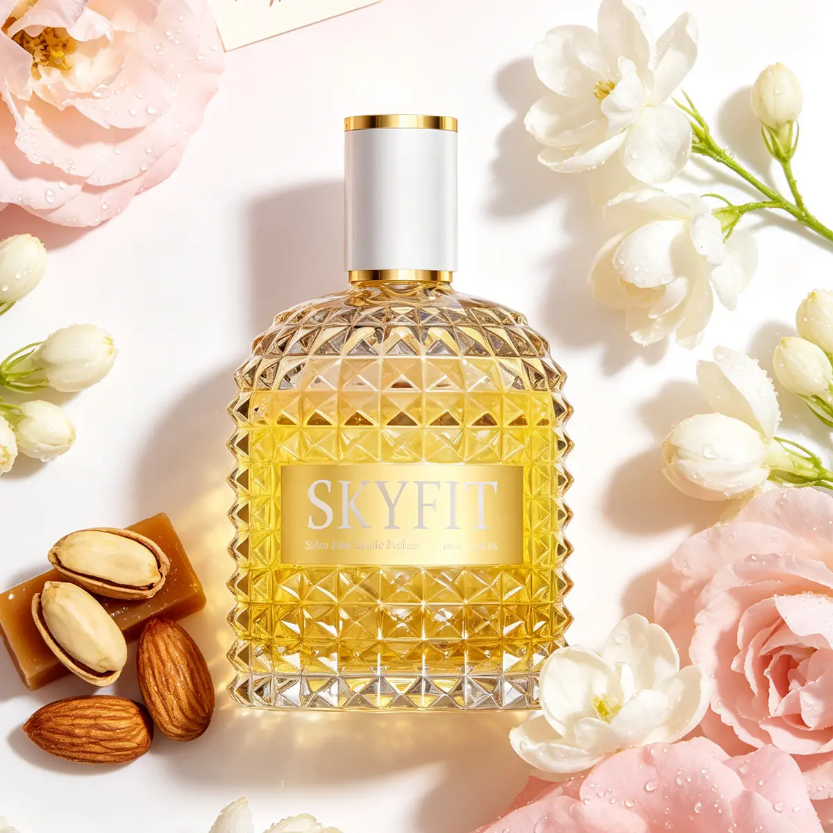 Skyfit Solar Bliss Women's Eau de Parfum - Long-Lasting Perfumes for Women, 602 Evolution Solar Gourmand Fragrance, Pistachio & Caramel Heart, Vanilla Jasmine Petals, Sandalwood Base, Vanilla Perfumes, Fresh Selfcare Scent,vacationoutfits,beachoutfits
