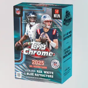 2025 Topps Chrome Football Blaster Box