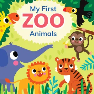 Zoo Animals Board Book - Fun Illustrations, First Picture Book for Toddlers
