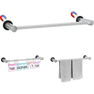 Magnetic Rod for Classroom Whiteboard, Adjustable Flip Calendar Holder Set 16-28 Inches Flip Calendar Chart Rod Date Cards Holder for Classroom Whiteboard Decor