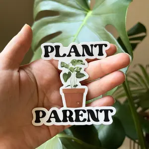 Plant Parent Monstera Sticker