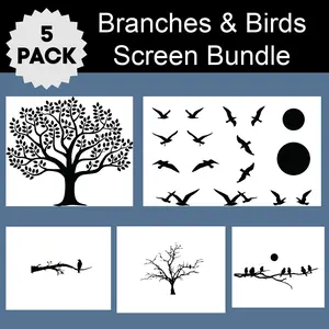 Branches & Bird Screen Bundle