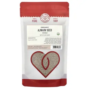 Pure Indian Foods Organic Ajwain Seed, Whole, 8 oz (226 g)