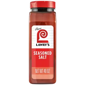 Lawry's Seasoned Salt 40 oz Classic Blend of Herbs & Spices for Everyday Cooking Versatile Seasoning for Meats Veggies Eggs & More No MSG Added - Flavor