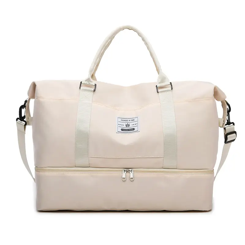 Large beige bag