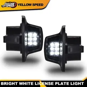 Pair Full LED Bright White License Plate Light Fit For 97-11 Dodge Dakota Pickup