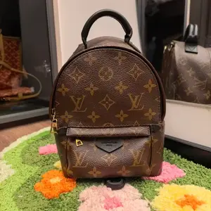 Pre-owned Louis Vuitton Palm Springs Mini Monogram Backpack