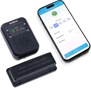 Briidea WiFi Mailbox Alert with LoRa Technology Up to 1200ft Long Range, Updated Sensing Technology Fits for Any Mailbox Type, 2.4 & 5GHz Dual-Band WiFi Compatible, Low Power with Battery Indicator