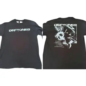 Deftones - Diamond Eyes 2 Sided Black T shirt Y2K Metal Grunge Streetwear Band Tee, Oversized Aesthetic Boho Graphic Tshirt Tee Top Womenswear Streetwear Summer 7