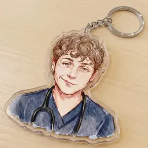 The Pitt Acrylic keychains, Michael Jack ABBOT charm, Dennis charm gift, The Pitt Acrylic keychains, Michael keychains, Jack ABBOT charm, Dennis Medical TV Show gift,ThePitt Inspired Handmade Photo Charm