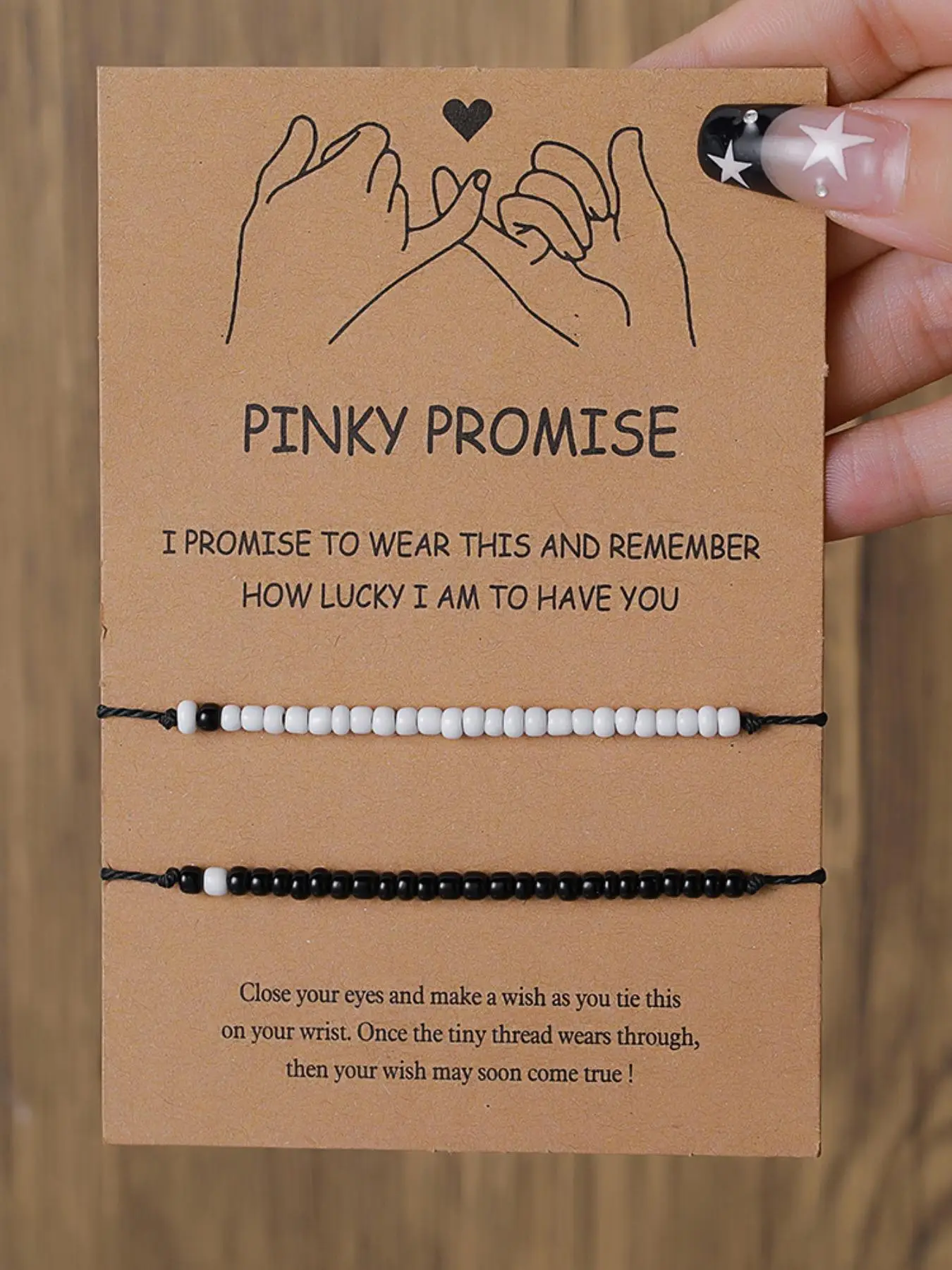 Unisex Street Trend Adjustable Beaded Bracelet for Couple, 2pcs 2024 New Dainty Jewelry for Daily Clothing Decor, Party, Minimalist Aesthetic Jewelry