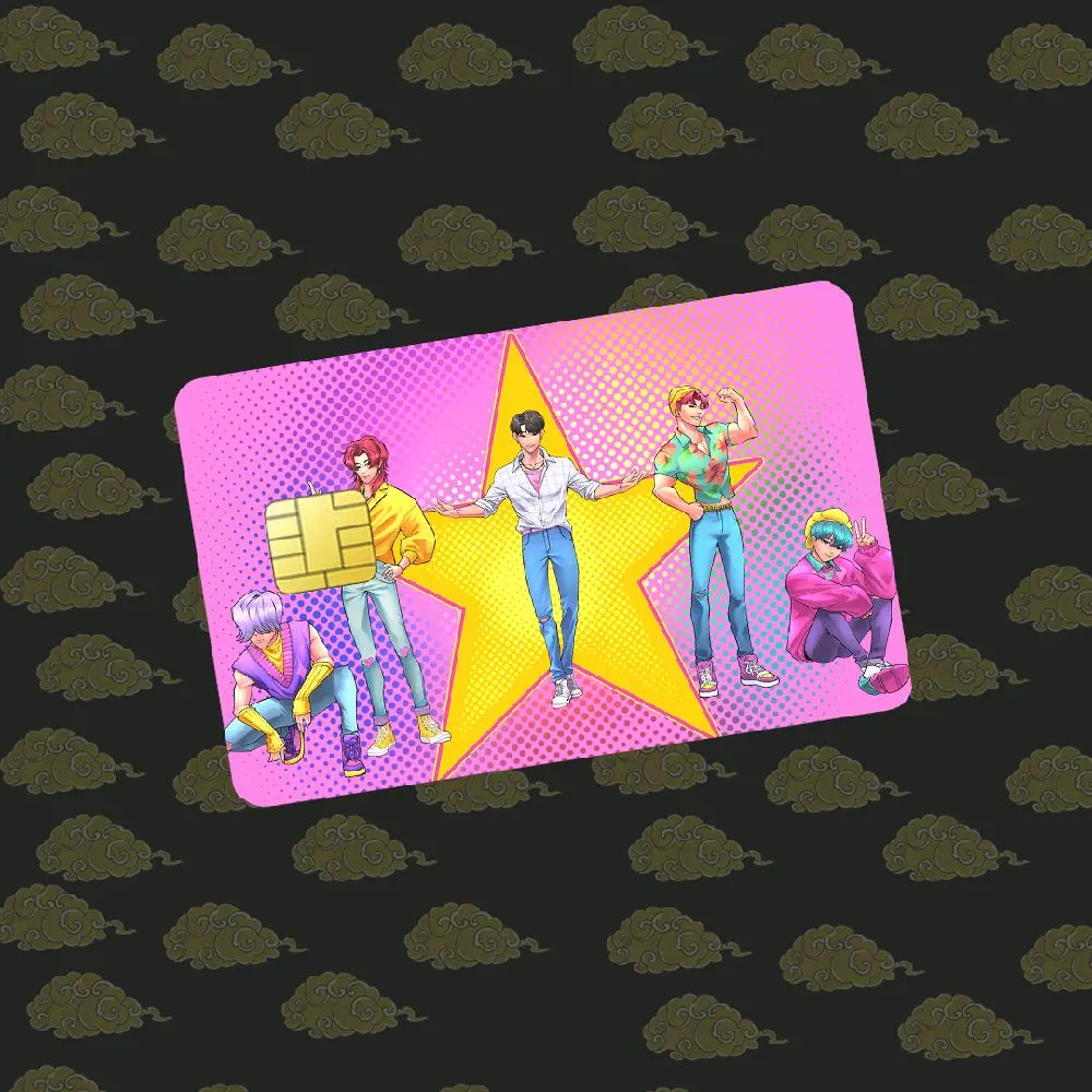 dudes of pop of k overlay decal waterproof