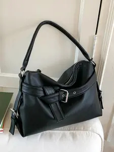 Fashionable and simple handheld tote bag, casual and versatile shoulder crossbody bag, textured and trendy personalized shoulder bag, commuting shoulder crossbody bag, suitable for daily matching, commuting and other scenarios.