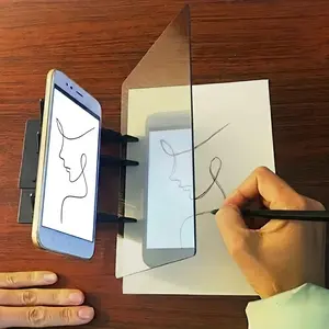 [FaddishDeal]Optical drawing board, portable optical wiring board, image layout, drawing projector, optical copy pad, easy to track drawing tool Art Supplies.