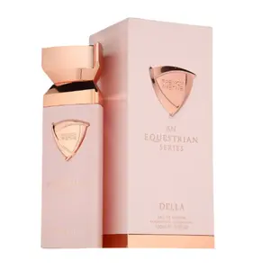 French Avenue Della Equestrian Series Eau De Parfum 3.4 fl oz 100 ML Top Notes Rhubarb Bergamot Lychee Middle Notes Peony Lily of the Valley Rose Base Notes Vanilla Musk Cashmere Wood