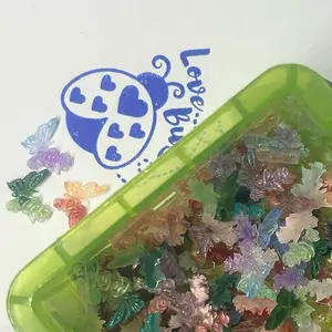 Nail charms in various sizes and colors for crafting.  Pen Decorating, fingernail decoration, and any other small crafting project.