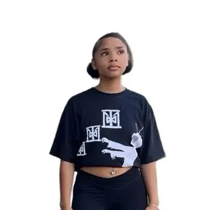 INFINITE MINDSET’s TV Man t shirt Black & Cream Oversized T-Shirt with Unique Graphic Design 200 GMS Fabric Weight Menswear Top Casual