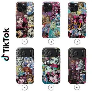Monster High School Characters Phone Case for iPhone For Samsung , Phone Accessories, Cute Phone Case, Fashion Case, Perfect Gift for HerHim, Phone Case for iPhone, Creative Dual Layer Case