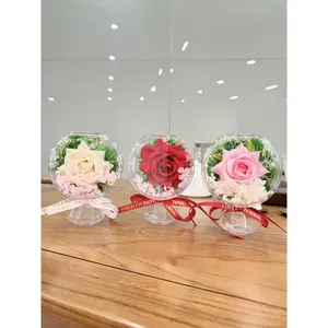 Valentine's Day perfume bottle preserved flower giant encounter rose real flower gift for best friend, lover, birthday confession, proposal