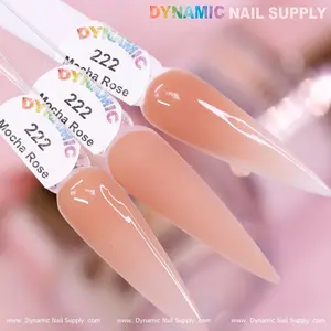 Dynamic Nail Supply Acrylic Powder (#222) Mocha Rose - Chocolate tone cover acrylic