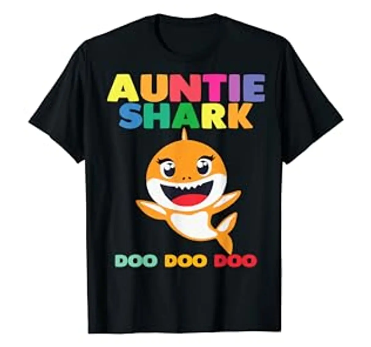 Auntie Shark Doo Doo Shirt for Matching Family Pajamas T-Shirt 6NN