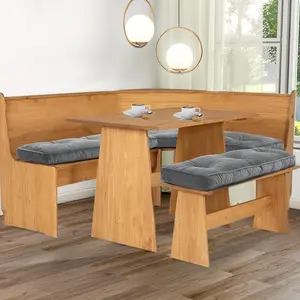 HOMBYS Breakfast Nook Cushion Set – Cozy Bench Cushion Pads for Dining Corner & Kitchen Seating Upgrade