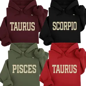 Minimalist 12 Zodiac Hoodie, Trending Unisex Graphic Hoodie For Men and Women, Casual Outfit, Comfortable Menswear & Womenswear Top, Nov14