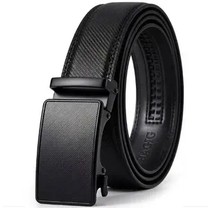 HAGIG Mens Belt Leather Ratchet Belt - Customizable Fit, Effortless Style(1Pack)