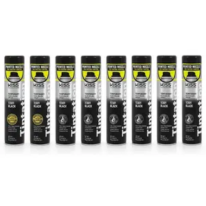 8 Pack Tintation Color Spray TCS01 Black