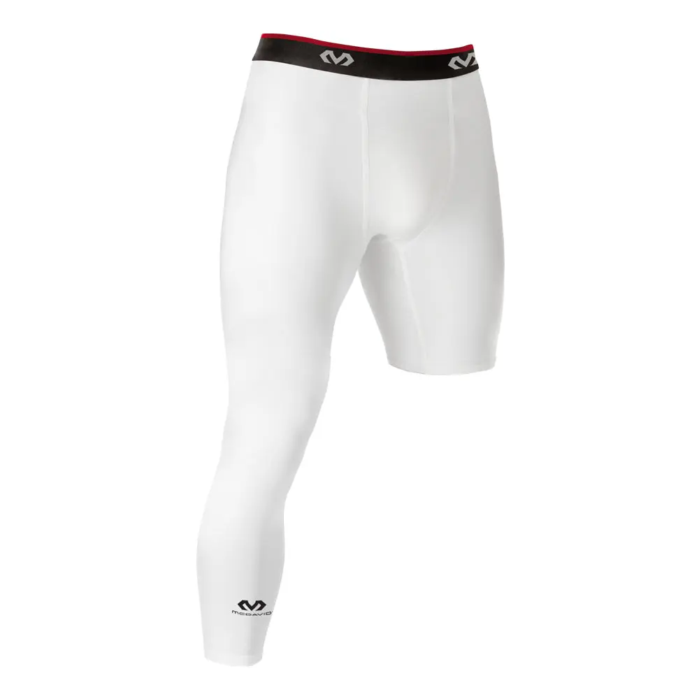 McDavid Reversible One Legged 3/4 Compression Tight - Hdc Moisture Management Supportive Sports Tights