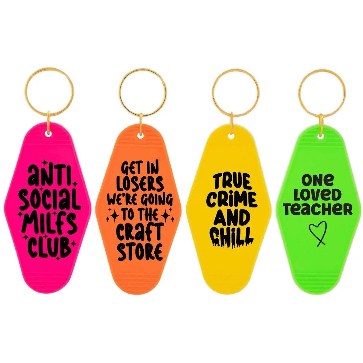 Personalized Motel Keychains