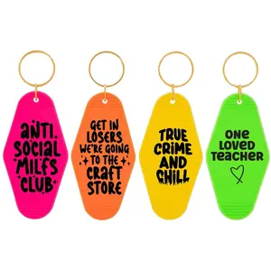 Personalized Motel Keychains