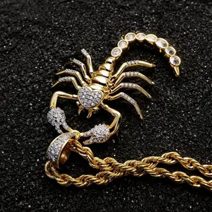 Diamond Scorpion Necklace