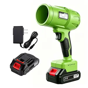 Powerful Cordless Air Duster Eco Green Turbo Jet Blower, Pure Copper Motor Handheld Leaf Snow Blower Zero Pollution Rechargeable Air Duster for Car Garden Home Sustainable Eco-Friendly Holiday Gift