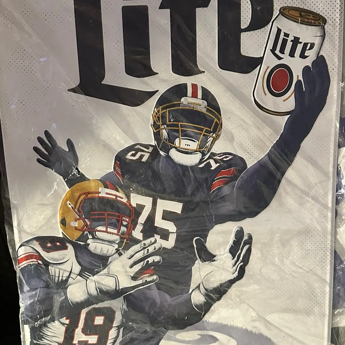 Miller light tin sign