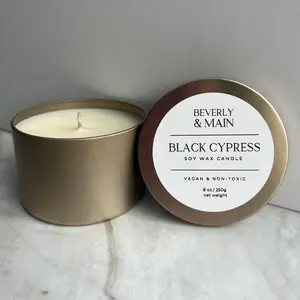 Black Cypress Handmade Soy Candle