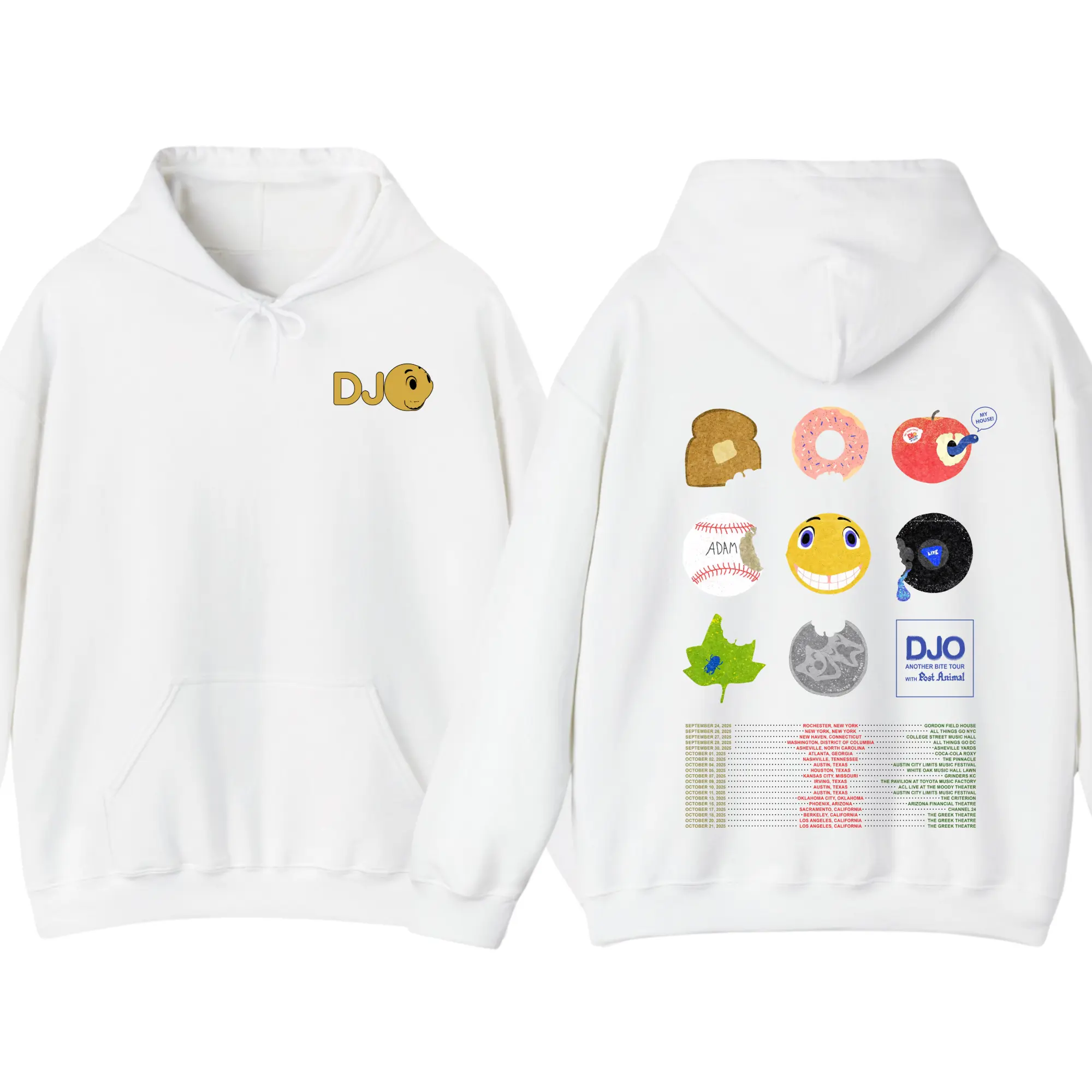 DJO Decidedly Tour Hoodie - Joe Keery Music Merch - Vintage Graphic Sweatshirt - Retro Indie Rock Band Apparel - Decidedly Album Tour Hoodie