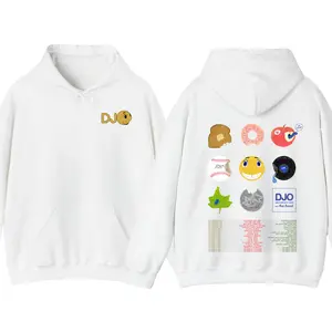 DJO Decidedly Tour Hoodie - Joe Keery Music Merch - Vintage Graphic Sweatshirt - Retro Indie Rock Band Apparel - Decidedly Album Tour Hoodie