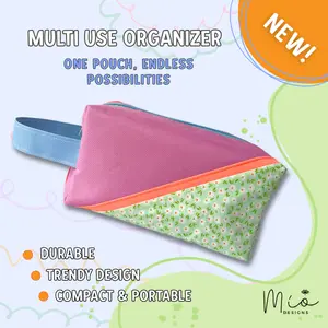 Handmade Colorful Patchwork Toiletry Bag - Vibrant Travel Organizer - Colorful Cosmetic Pouch - Boho Makeup Storage Case - Unique Gift